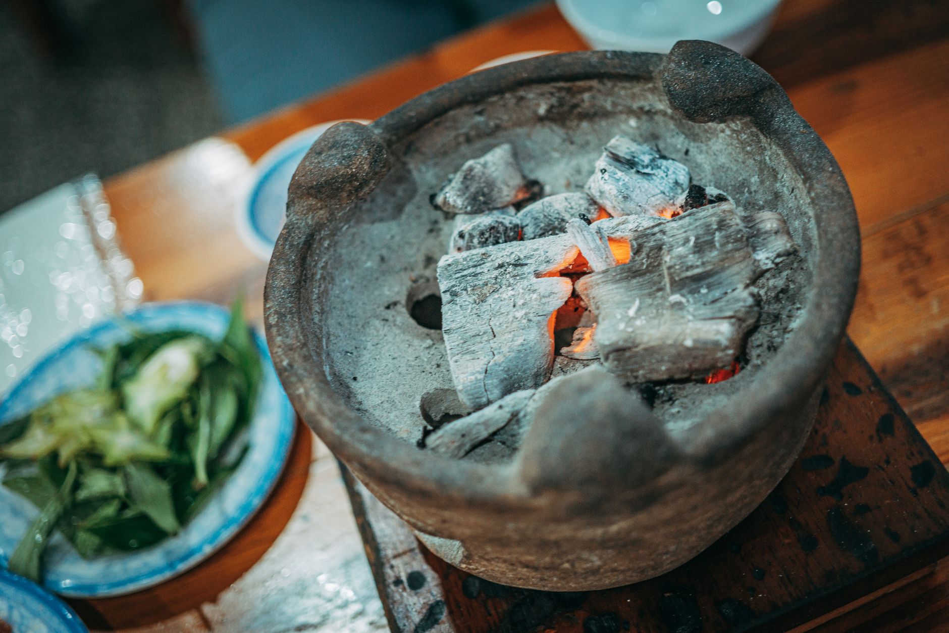 thai clay pot hotpot jim jum charcoal table