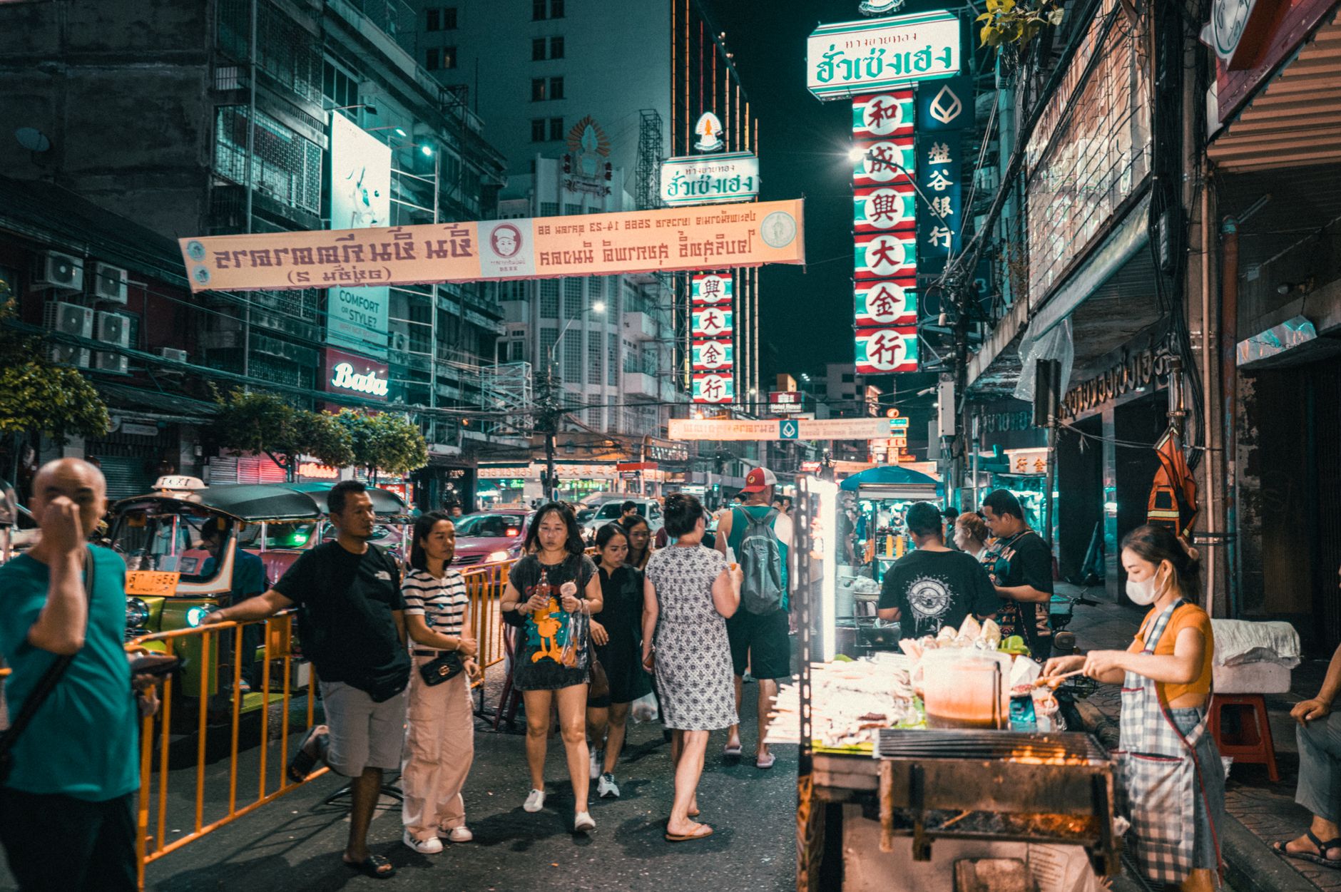 yaowarat chinatown bangkok street market