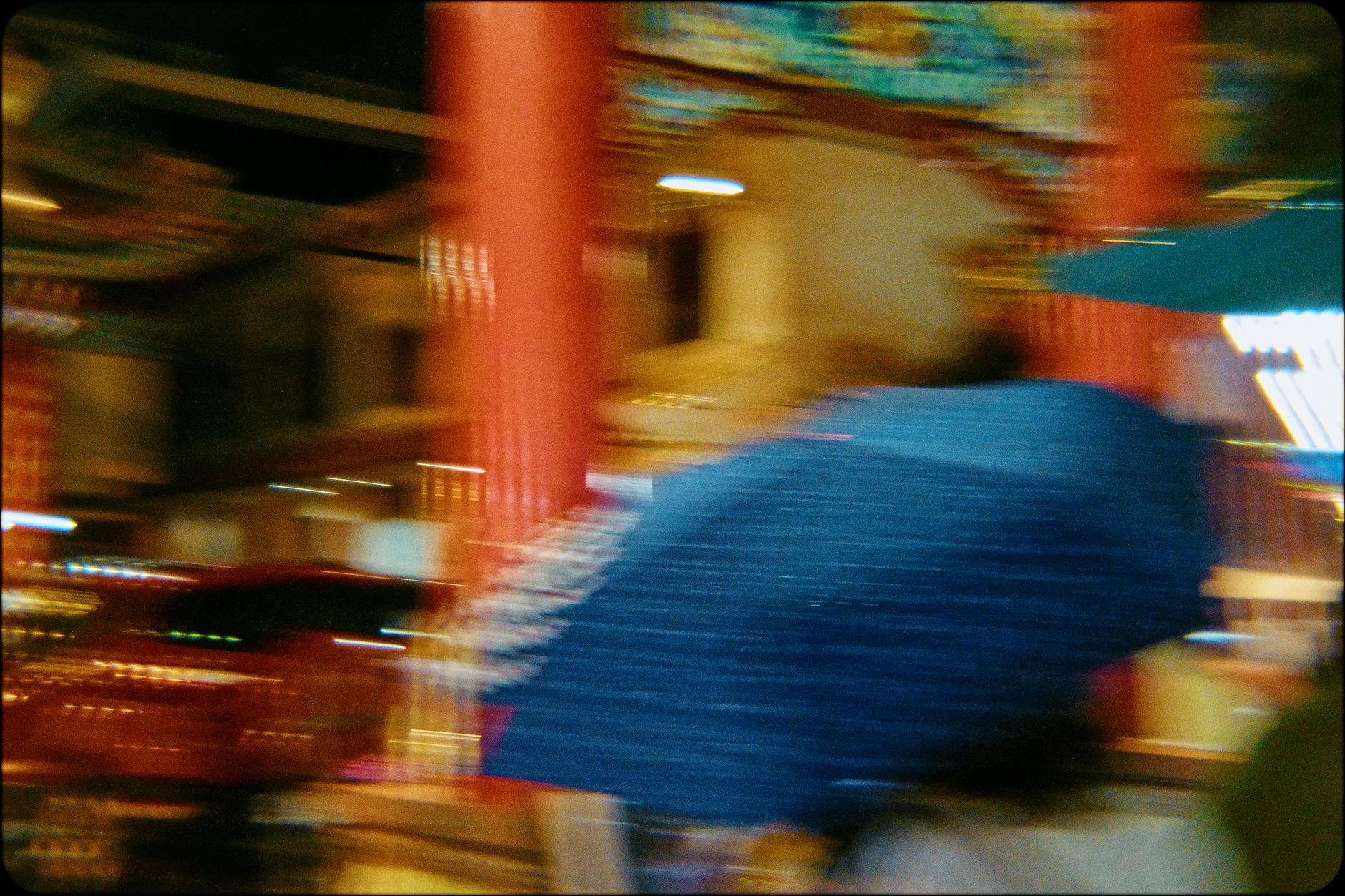 bangkok street rain umbrella pedestrians